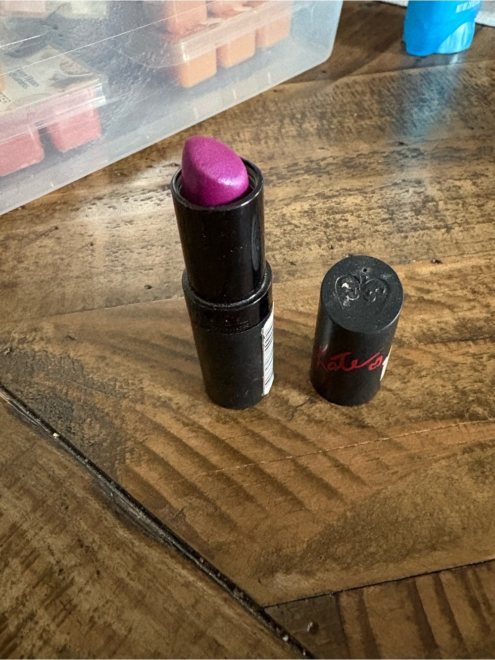 Vibrant Purple Lipstick - Bold Satin Finish